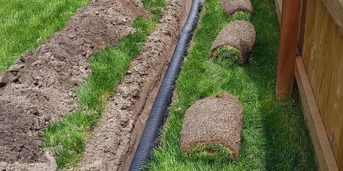 French Drains, Landscape Drain, Drain Tile, Rock Drain